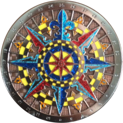 Compass Rose Geocoin 2007 – Geocoin-Wiki