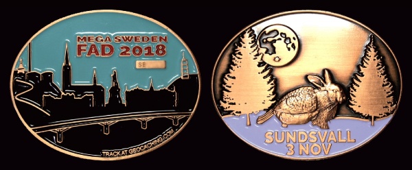 Ten to Midnight Wooden Geocoin - Édition Limitée