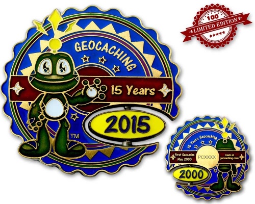 15 Years of Geocaching Geocoin – Geocoin-Wiki
