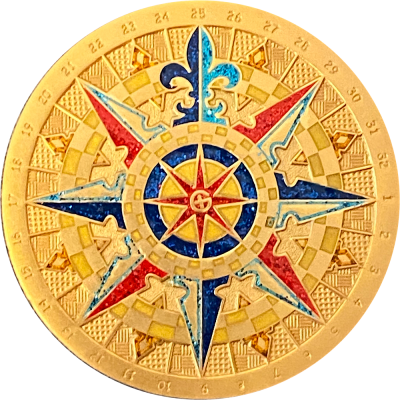 Compass Rose Geocoin 2007 – Geocoin-Wiki